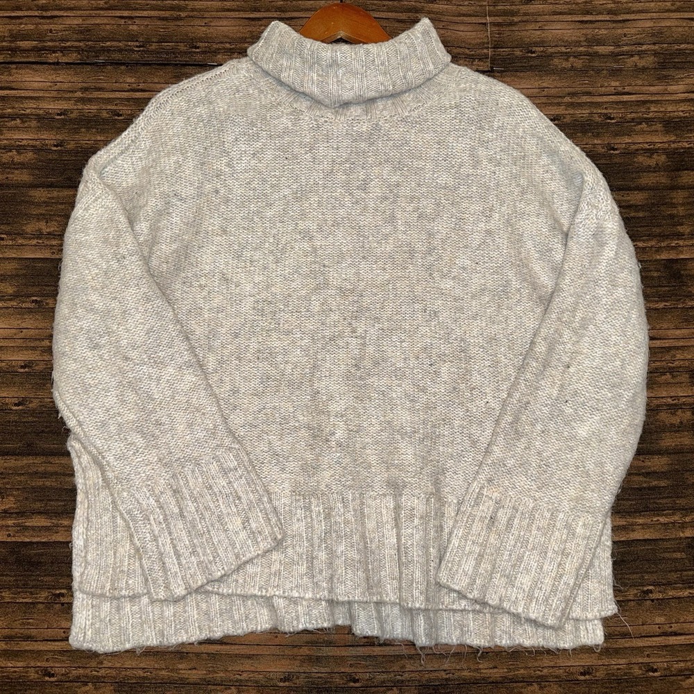 Philosophy Turtle Neck Beige Women's Pullover Sweater Size L